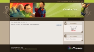 Comics Fan (Комикс Фан) - шаблон для uCoz