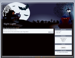 Nightlight - Ночной шаблон для uCoz